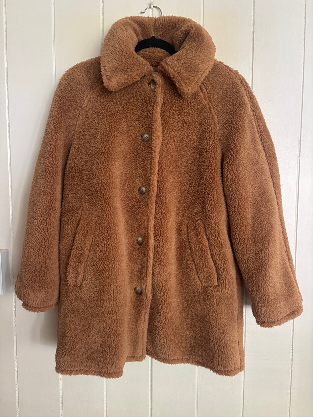 NWT-GAP Plush Teddy Button-Up Coat Jacket
